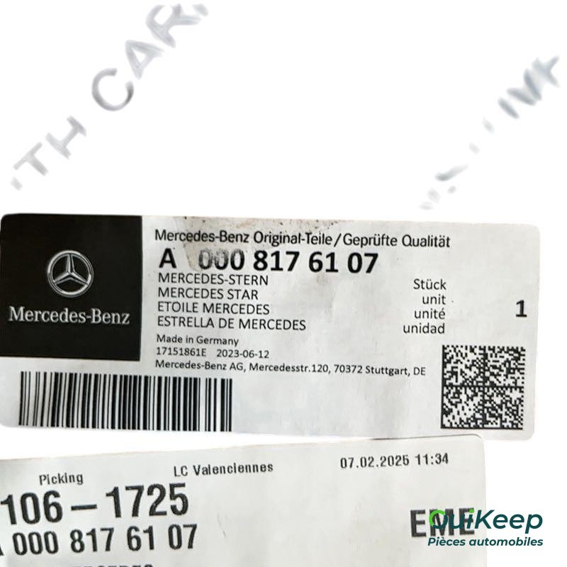 Logoemblem - MERCEDES Gla H247 - A0008176107