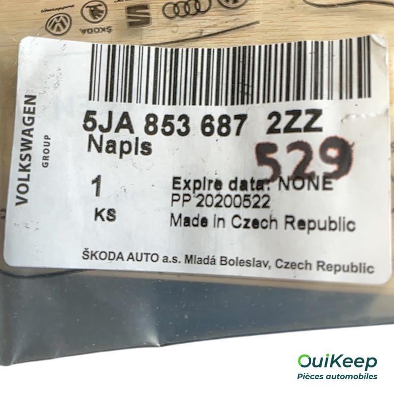 Logo emblema posteriore - SKODA Rapid Octavia Fabia Yeti Superb - 5JA8536872ZZ