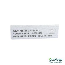 Tapis conducteur g - ALPINE A110